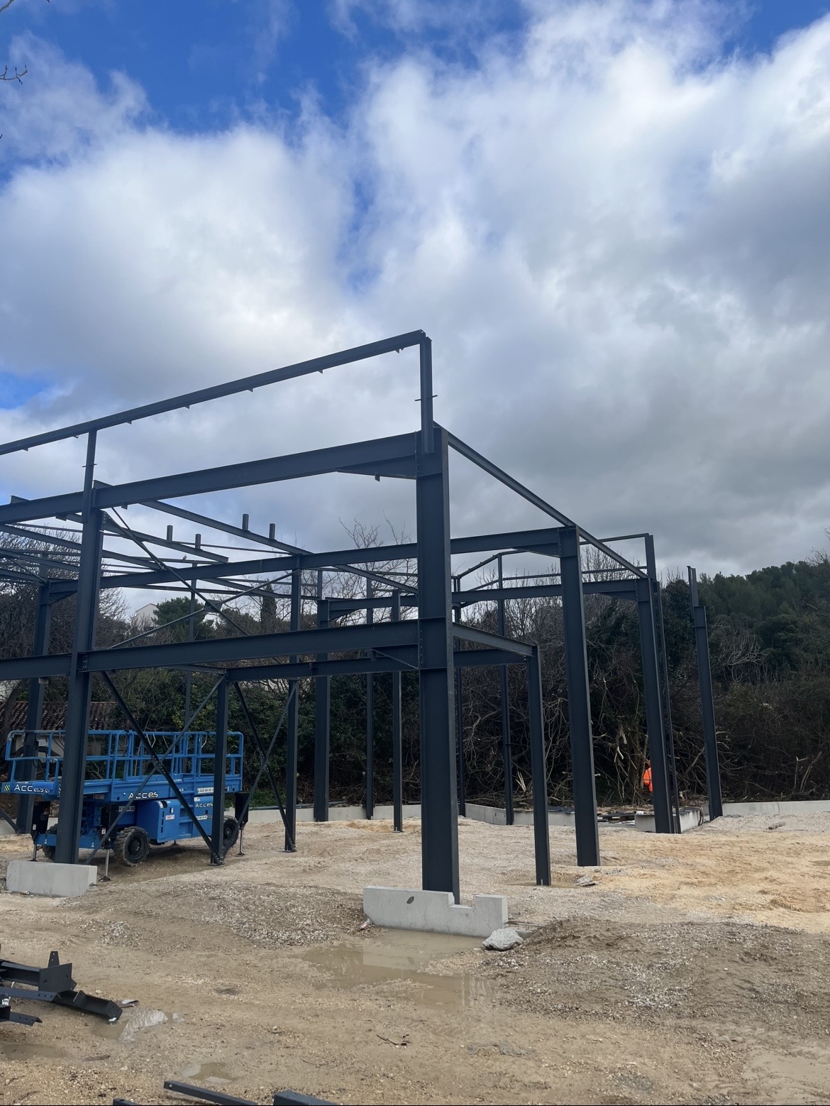 Construction structure métallique